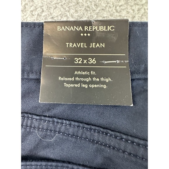 Banana Republic Travel Jeans Mens 32x36 Athletic Fit Stretch Denim NWT - Picture 4 of 13